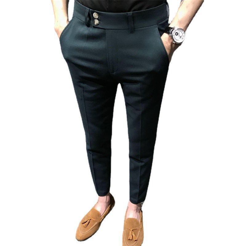 Gluschwein - Solide Slim-Fit-Formalhose