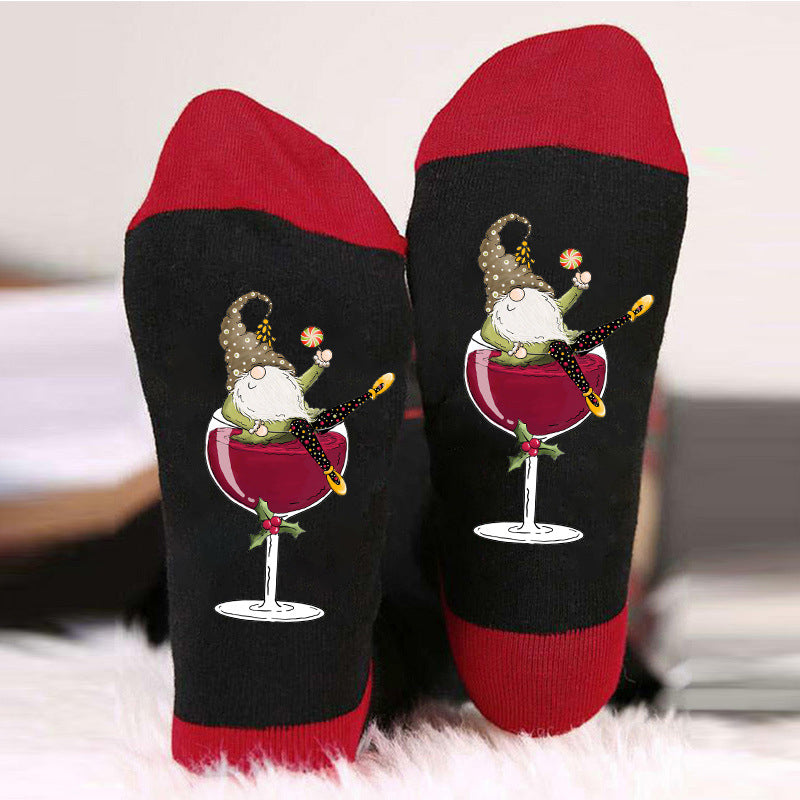 Gluschwein - 🧦Weinglas Unisex Crew Socken🧦