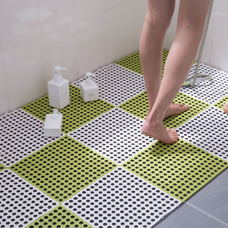 Gluschwein - Bathroom PVC spliceable non-slip mat(4 Stück)