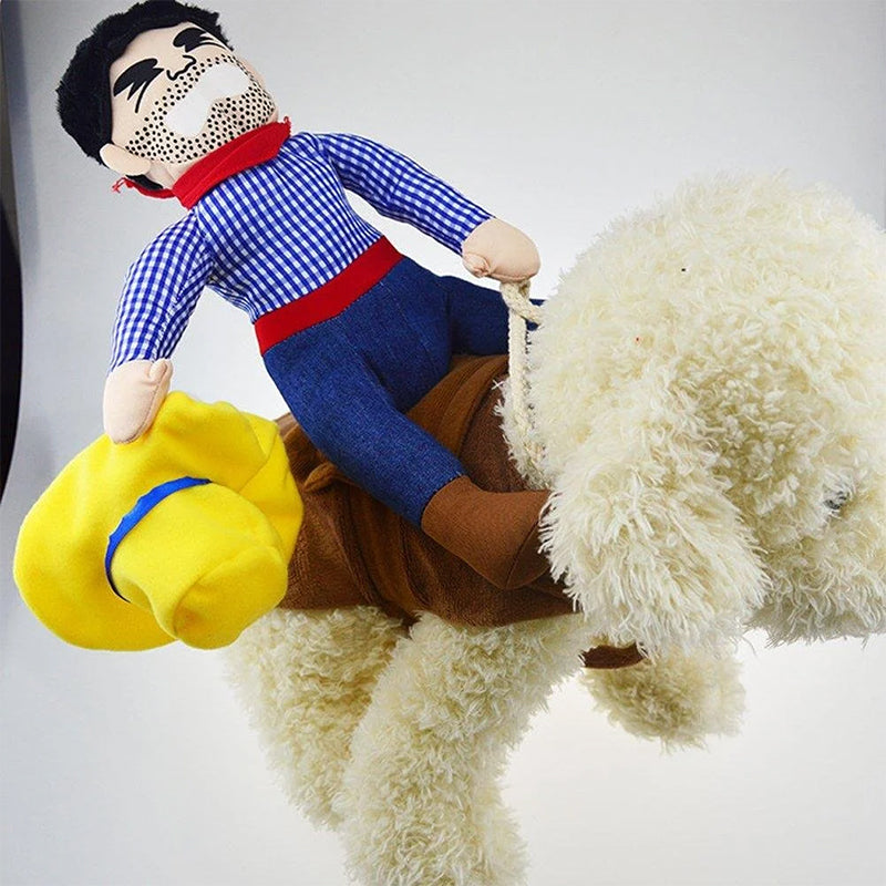 Gluschwein - Hundekostüm - Cowboyreiter