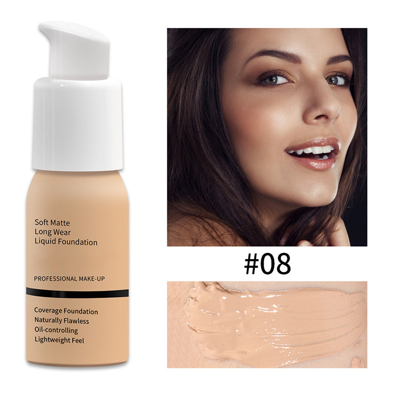 Gluschwein - Weiche Matte flüssige Foundation 08#