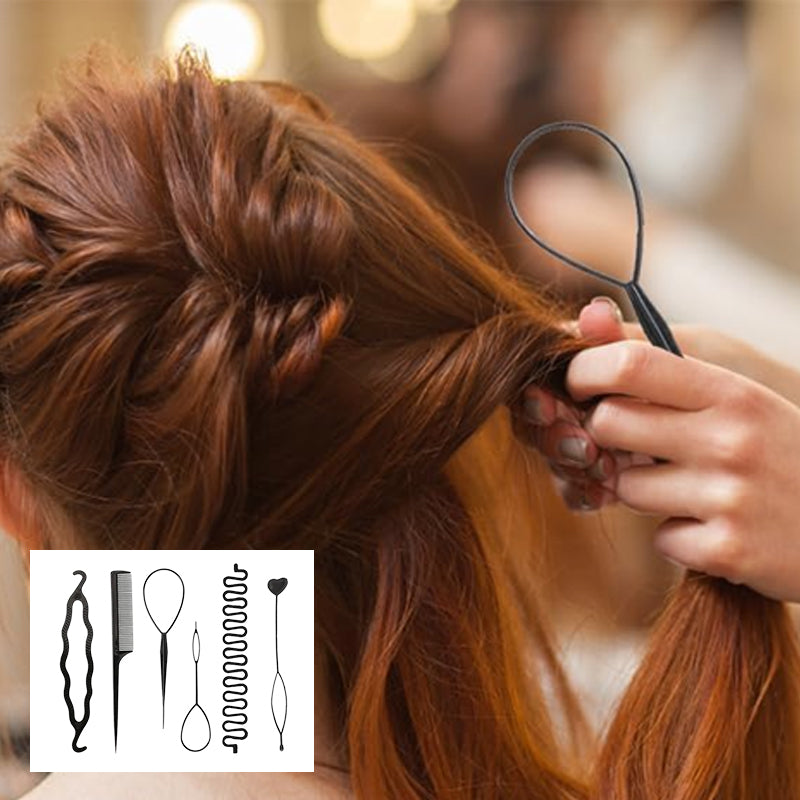 Gluschwein - Haarstyling-Accessoires 6 Stück/Set