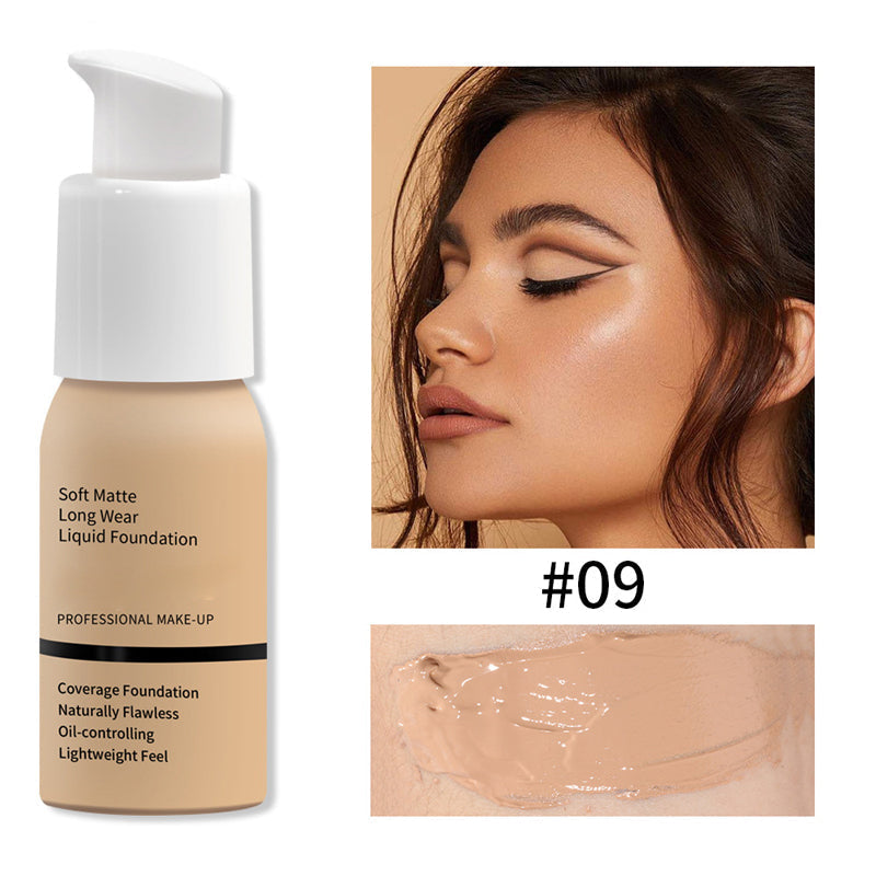 Gluschwein - Weiche Matte flüssige Foundation 09#