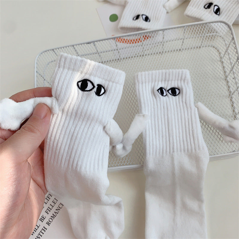 Gluschwein - Lustige magnetische Socken weiß