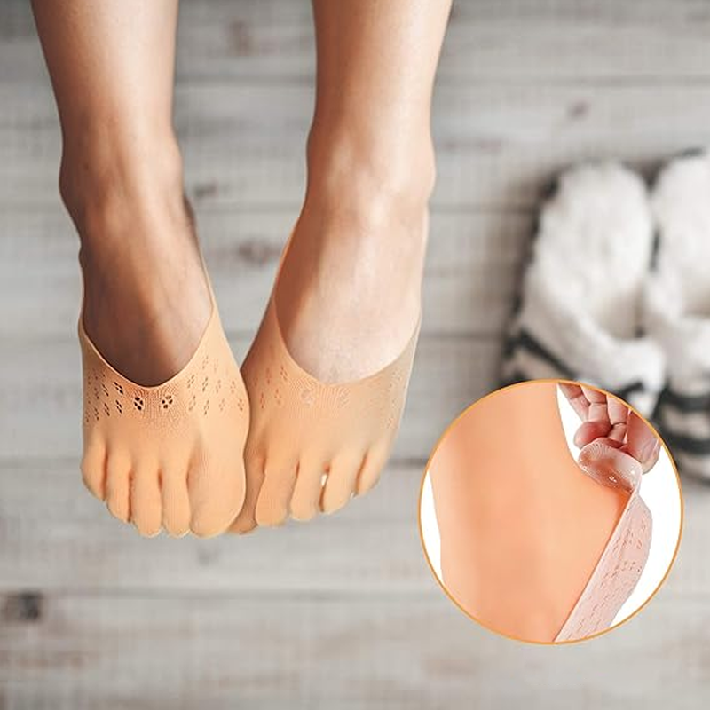 Calcetines con puntera para mujer
