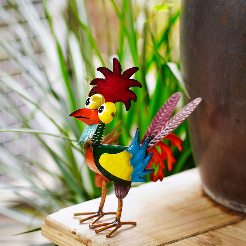 Gluschwein - Lustige Gartenhahnstatue🐓