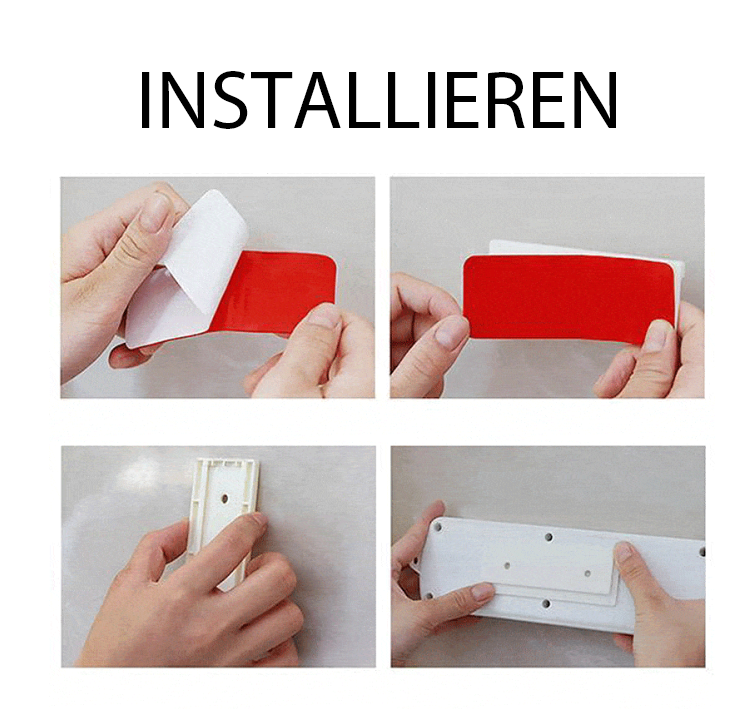 Gluschwein - Selbstklebender Stanzfreier Sockelhalter