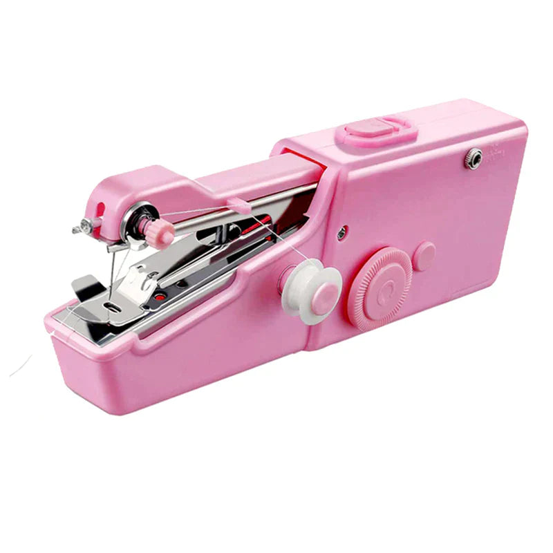 Gluschwein - Tragbare Mini Handnähmaschine Rosa