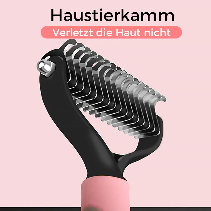 Gluschwein - Doppelseitiger Kamm für die Tierpflege