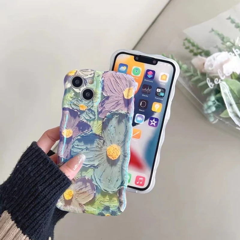 Gluschwein - iPhone Bunte Ölmalerei Exquisite Handyhülle