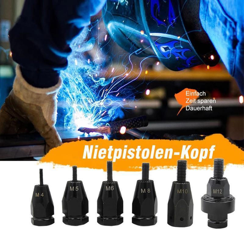 Gluschwein - Nietpistolenkopf und Nutsert Kappe
