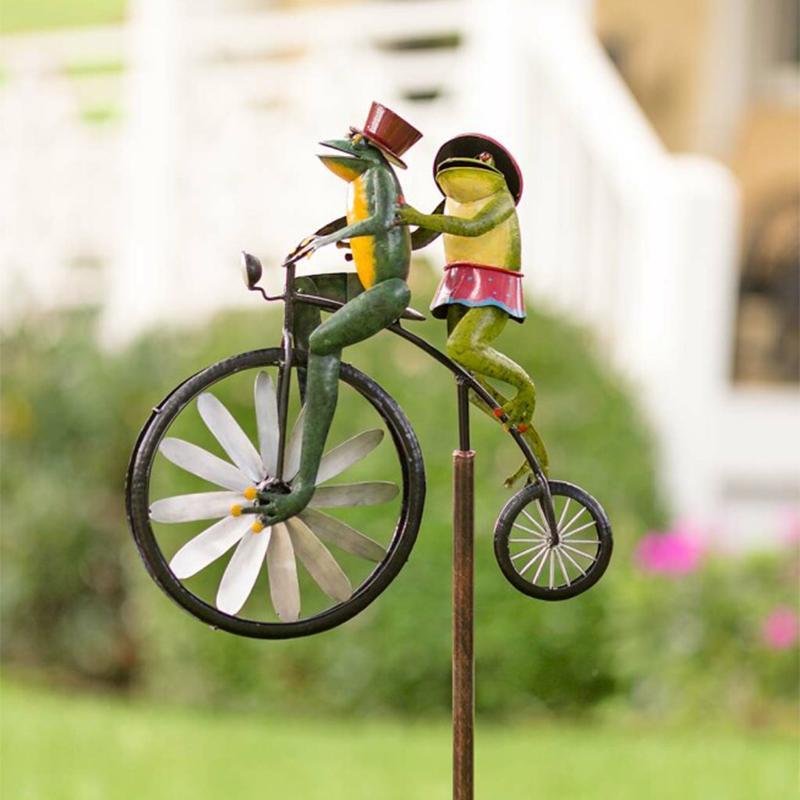 Gluschwein - Tierische Fahrradwindmühle Frösche
