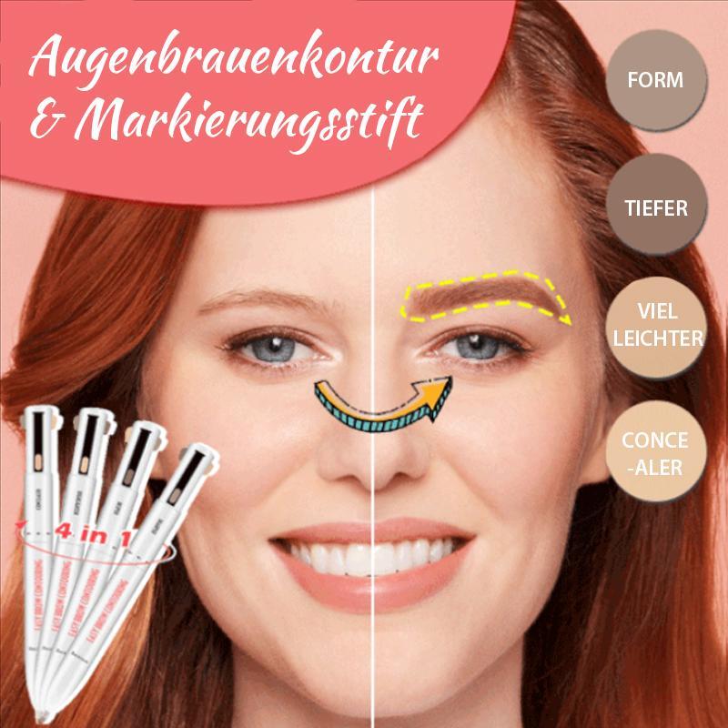 Gluschwein - 4-in-1-Augenbrauenkontur und Markierungsstift