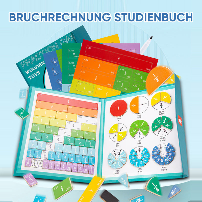 Gluschwein - Magnetisches Buch-Bruchteil-Puzzle für Kinder