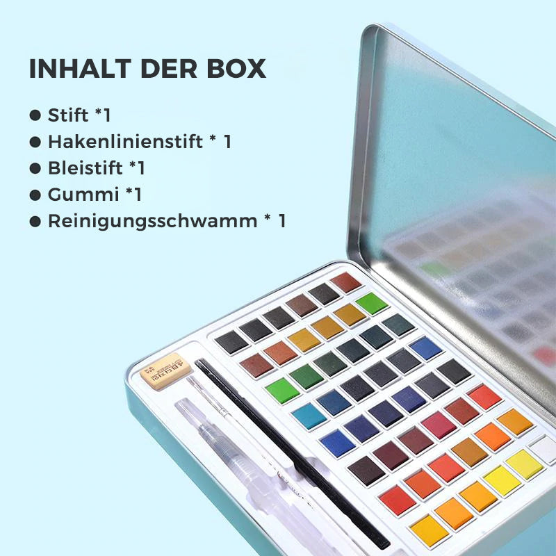 Gluschwein - Glitzer-/Metallic-Aquarell-Set