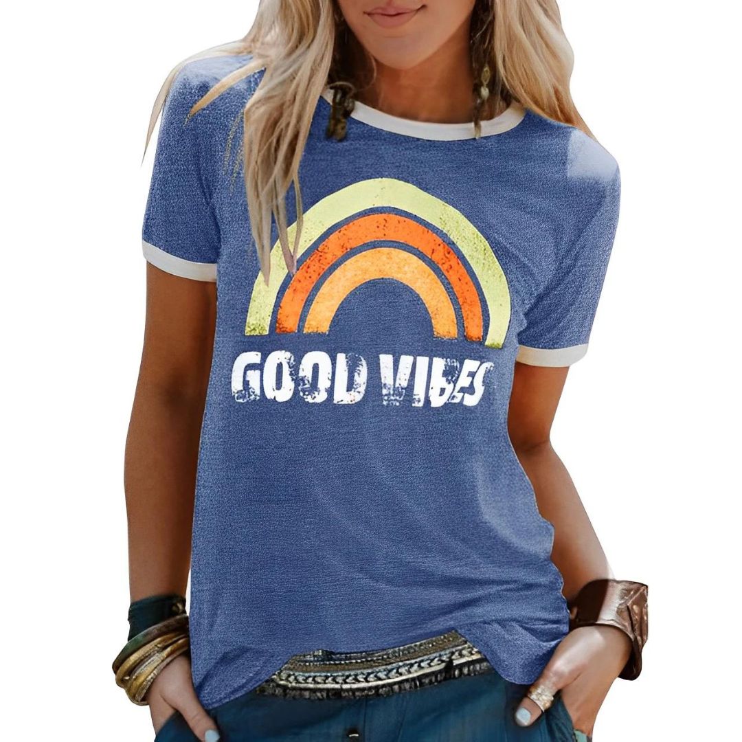 Gluschwein - Valentina - Gute Laune Shirt Blau