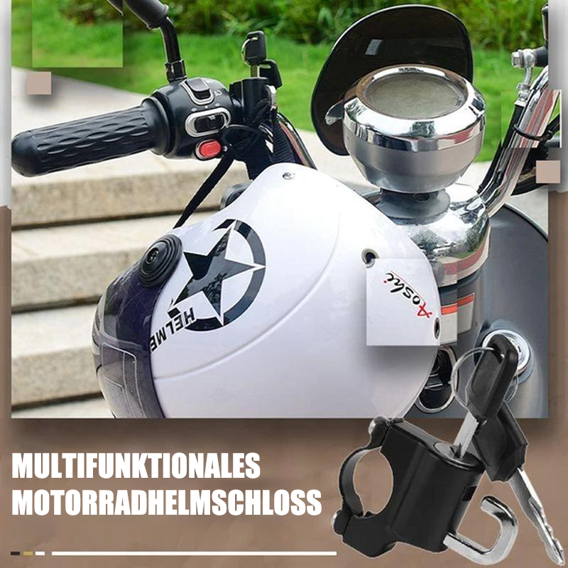 Gluschwein - Multifunktionales Motorradhelm-Sicherheitsschloss