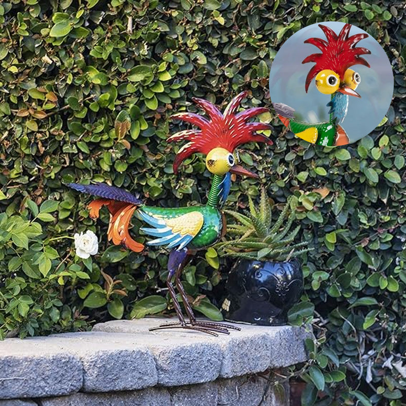 Gluschwein - Lustige Gartenhahnstatue🐓