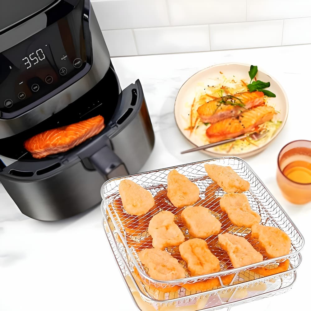 AirTray - Paniers empilables pour friteuses à air