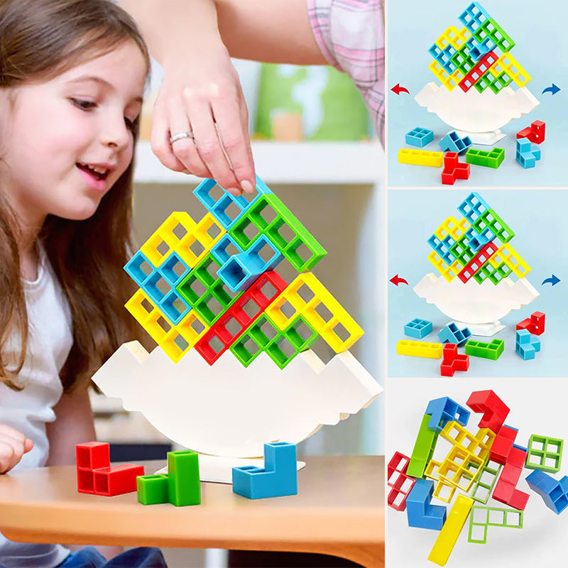Gluschwein - 🔥👨👩👧👦Schaukelstapel hoch Kinder-Balance-Spielzeug