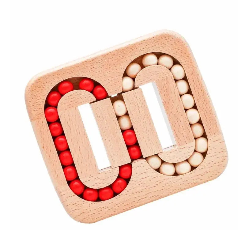 Drehbares Holzpuzzle-Spielzeug zur Stresslinderung und Konzentrationsförderung