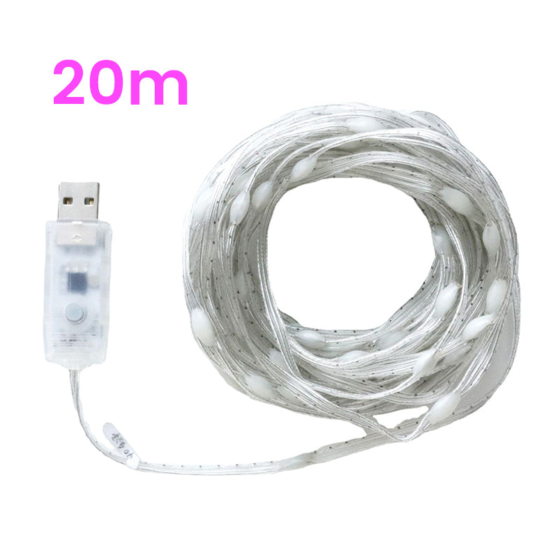 Gluschwein - 💡🌈Bunte Fernbedienungslichter😎 🎇20m( 200 Lampe)🎇