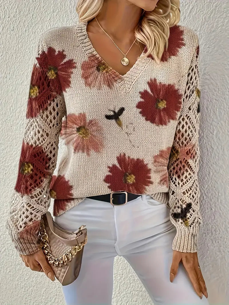 Tatyana - Stilvolle Strickjacke Mit V-Ausschnitt