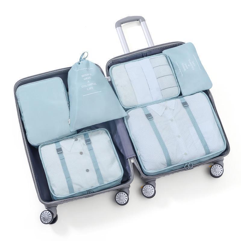 Gluschwein - Packtaschen Reisetasche im Koffer Meeresblau