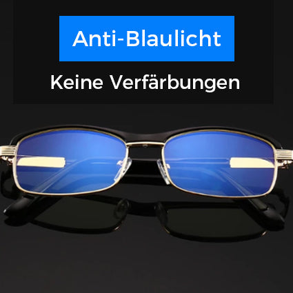 Gluschwein - Titanium progressive Dual-Use-Lesebrille für nah und fern
