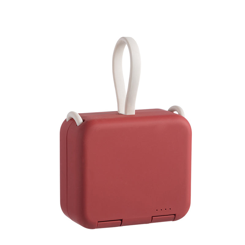 Gluschwein - Multifunktionale Mini-Wireless-Powerbank Rot