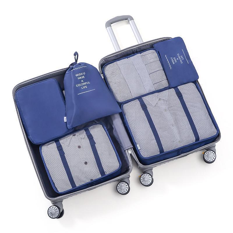 Gluschwein - Packtaschen Reisetasche im Koffer Marine
