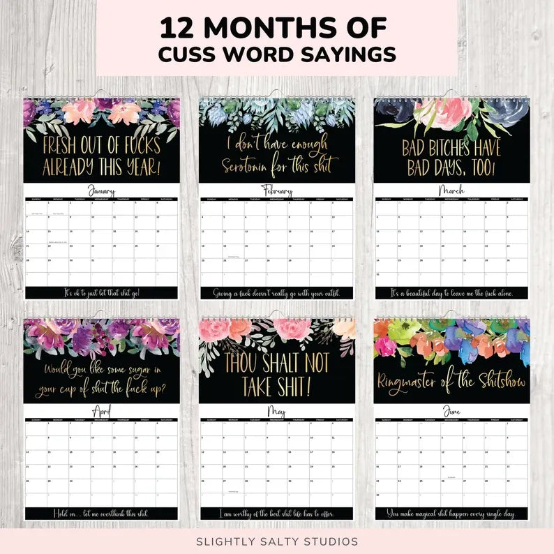 Gluschwein - 2024 Kalender für müde Frauen