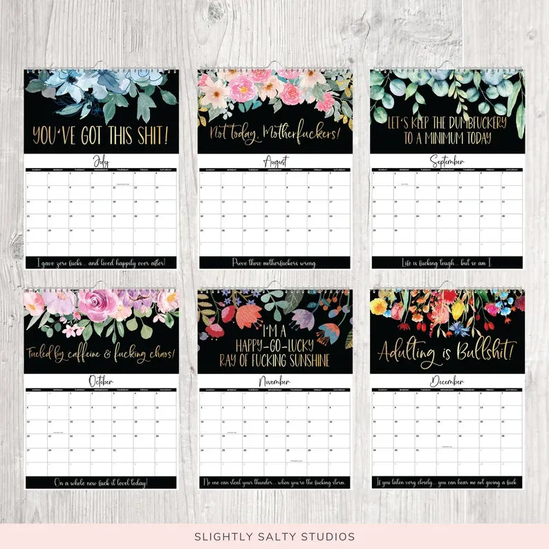 Gluschwein - 2024 Kalender für müde Frauen