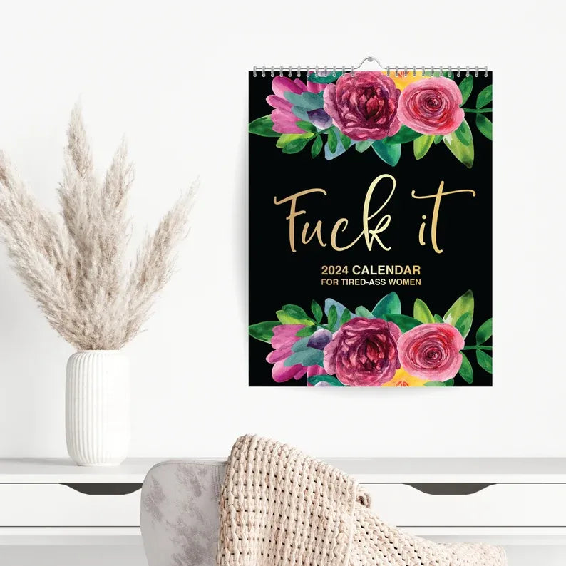 Gluschwein - 2024 Kalender für müde Frauen