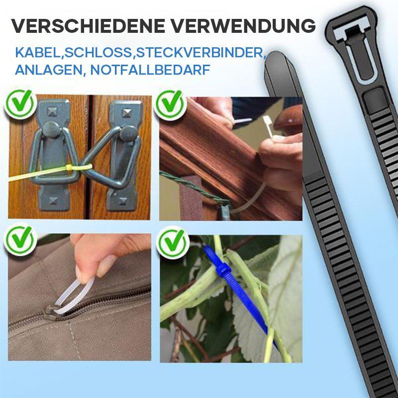 Gluschwein - Wiederverwendbare Kabelbinder (100 Stücke)