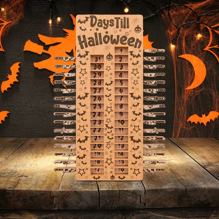 Calendrier de l'Avent effrayant pour Halloween