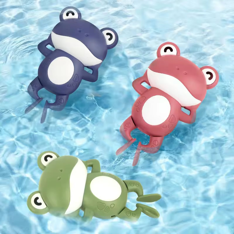 Gluschwein - Baby Dusche Uhrwerk Niedliches Tier schwimmender Frosch