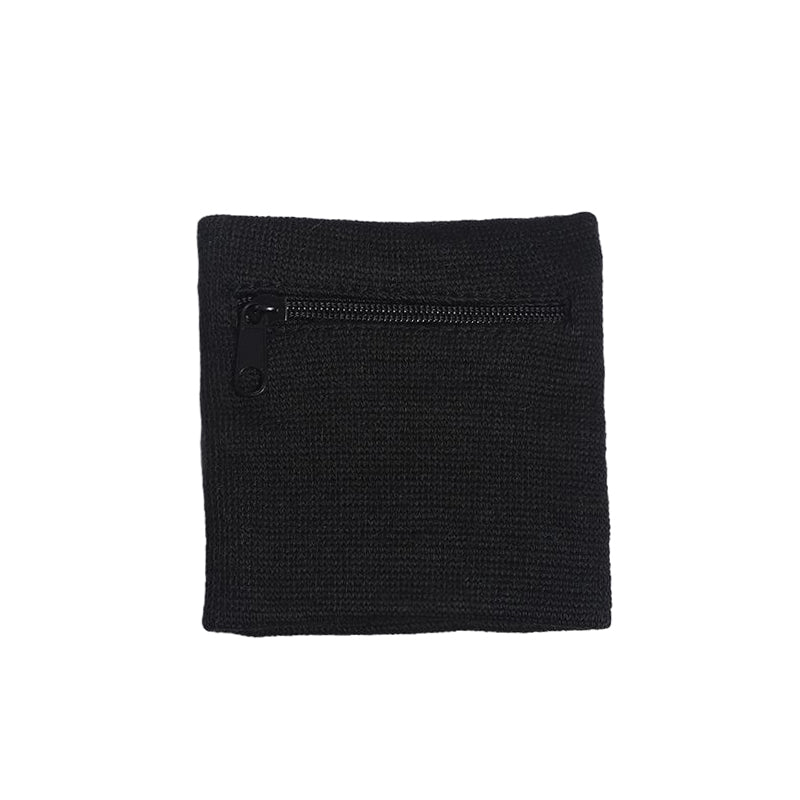Gluschwein - Atmungsaktive Handgelenktasche mit Reißverschluss Schwarz