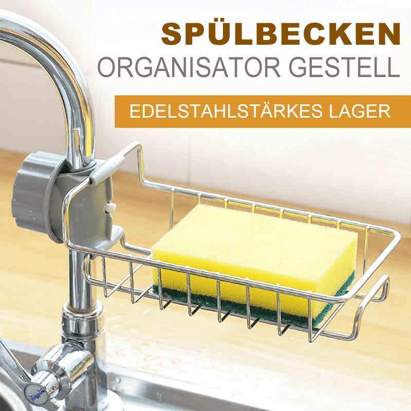 Gluschwein - Spülbecken Organisator Gestell für Küche und Badezimmer