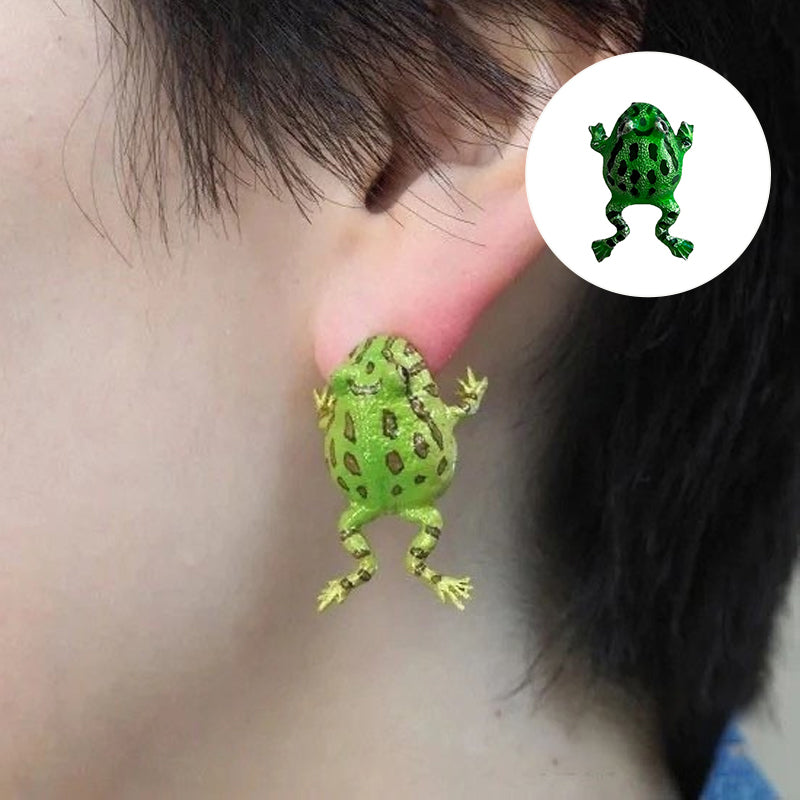 Gluschwein - Kreativer Frosch-Ohrring-Clip