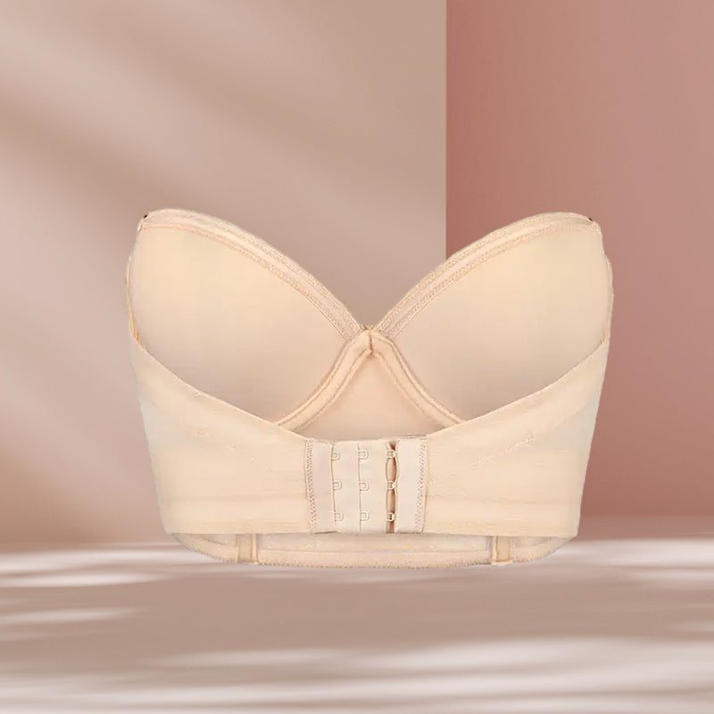 Gluschwein - 🌸Trägerloser BH mit tiefem Rückenausschnitt Beige