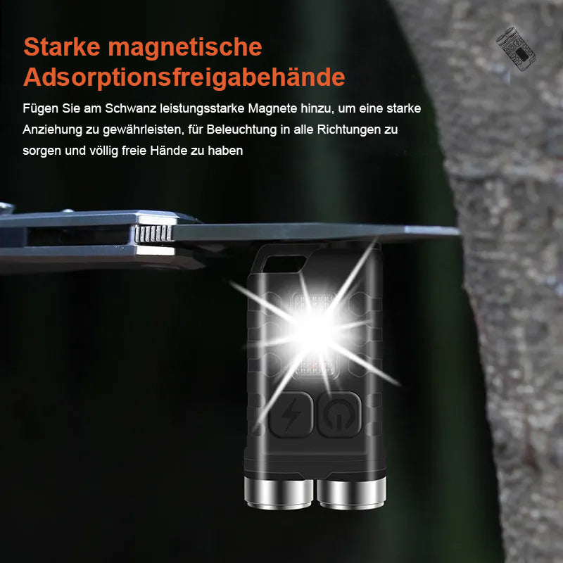 Gluschwein - Magnetische Mini-Schlüsselanhänger-Taschenlampe