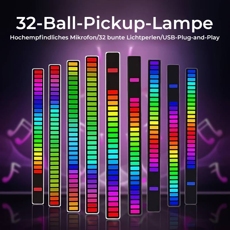 Gluschwein - Kabellose Soundaktivierte RGB-Lichtleiste