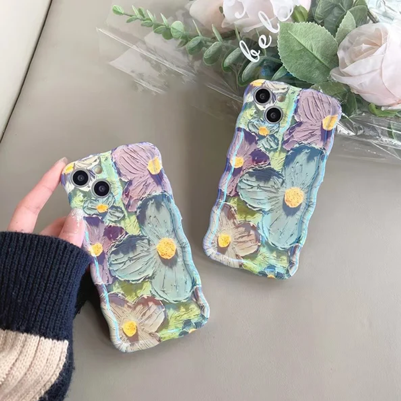 Gluschwein - iPhone Bunte Ölmalerei Exquisite Handyhülle