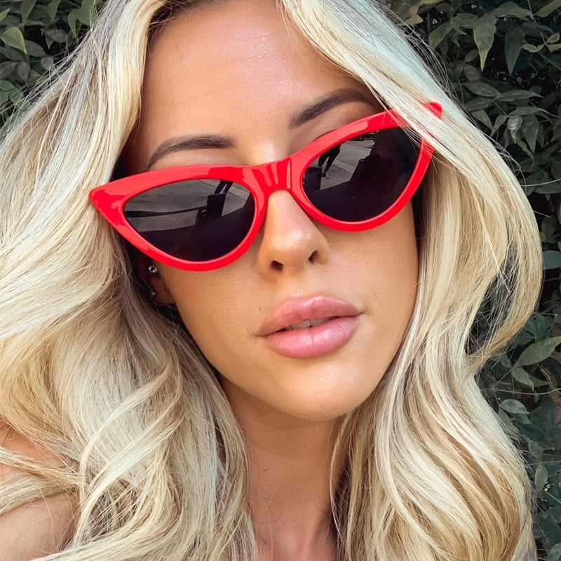 Gluschwein - Stylische Cat-Eye-Sonnenbrille