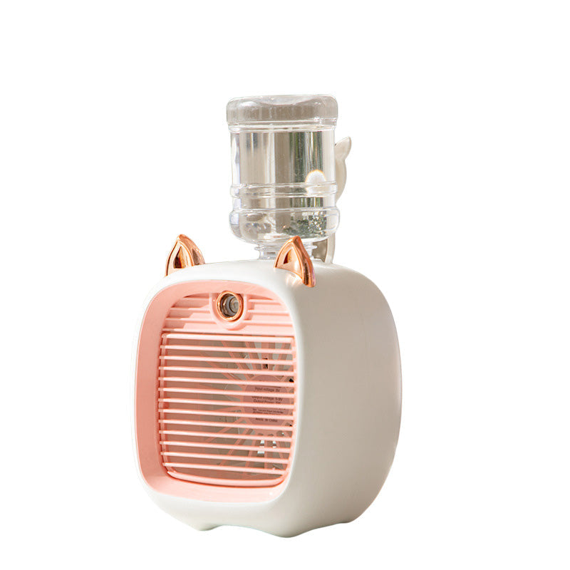 Gluschwein - Süße und tragbarer Klimaanlagenventilator rosa