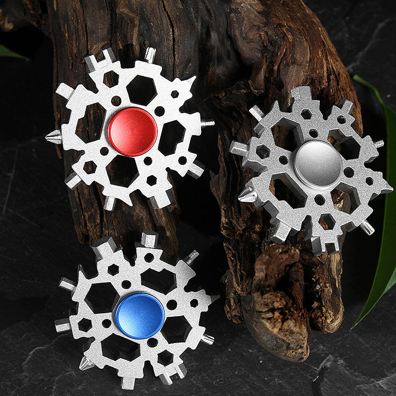 Gluschwein - 23-in-1 Snowflakefidget spinner Multitool
