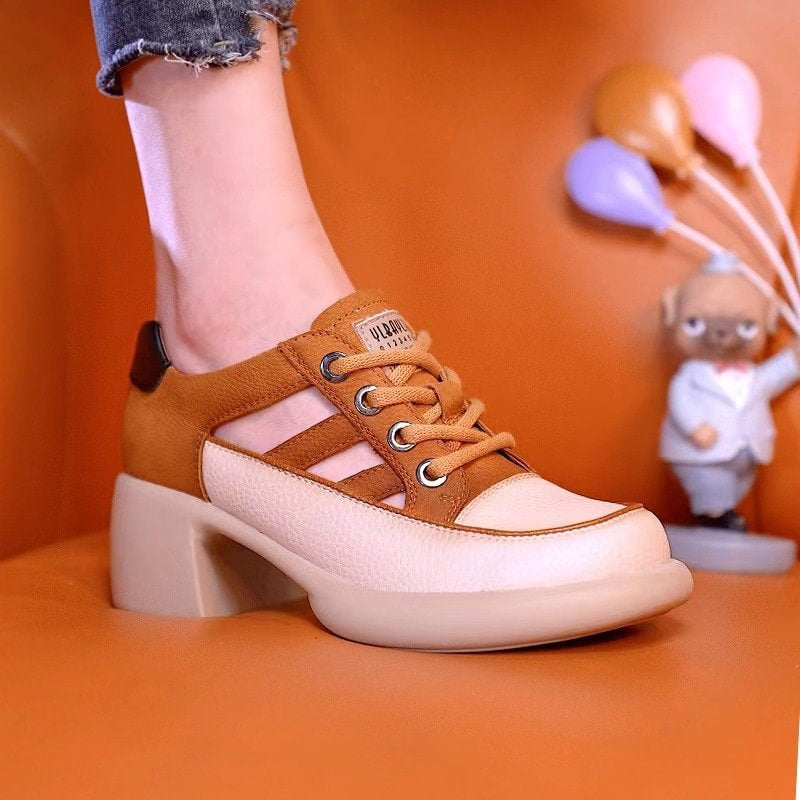 Gluschwein - Damen Sommer neue hohle hochhackige Sandalen