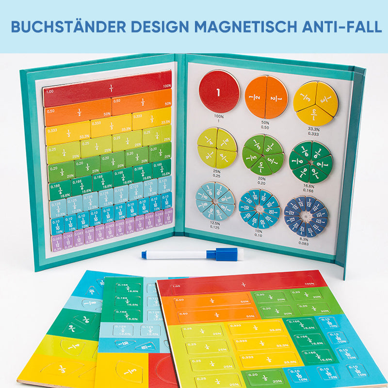 Gluschwein - Magnetisches Buch-Bruchteil-Puzzle für Kinder