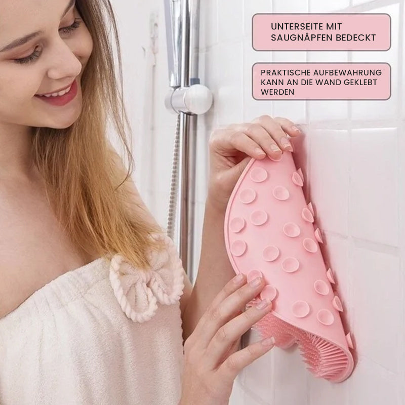 Gluschwein - Fuß- und Rückenschrubber für die Dusche, Massagepad